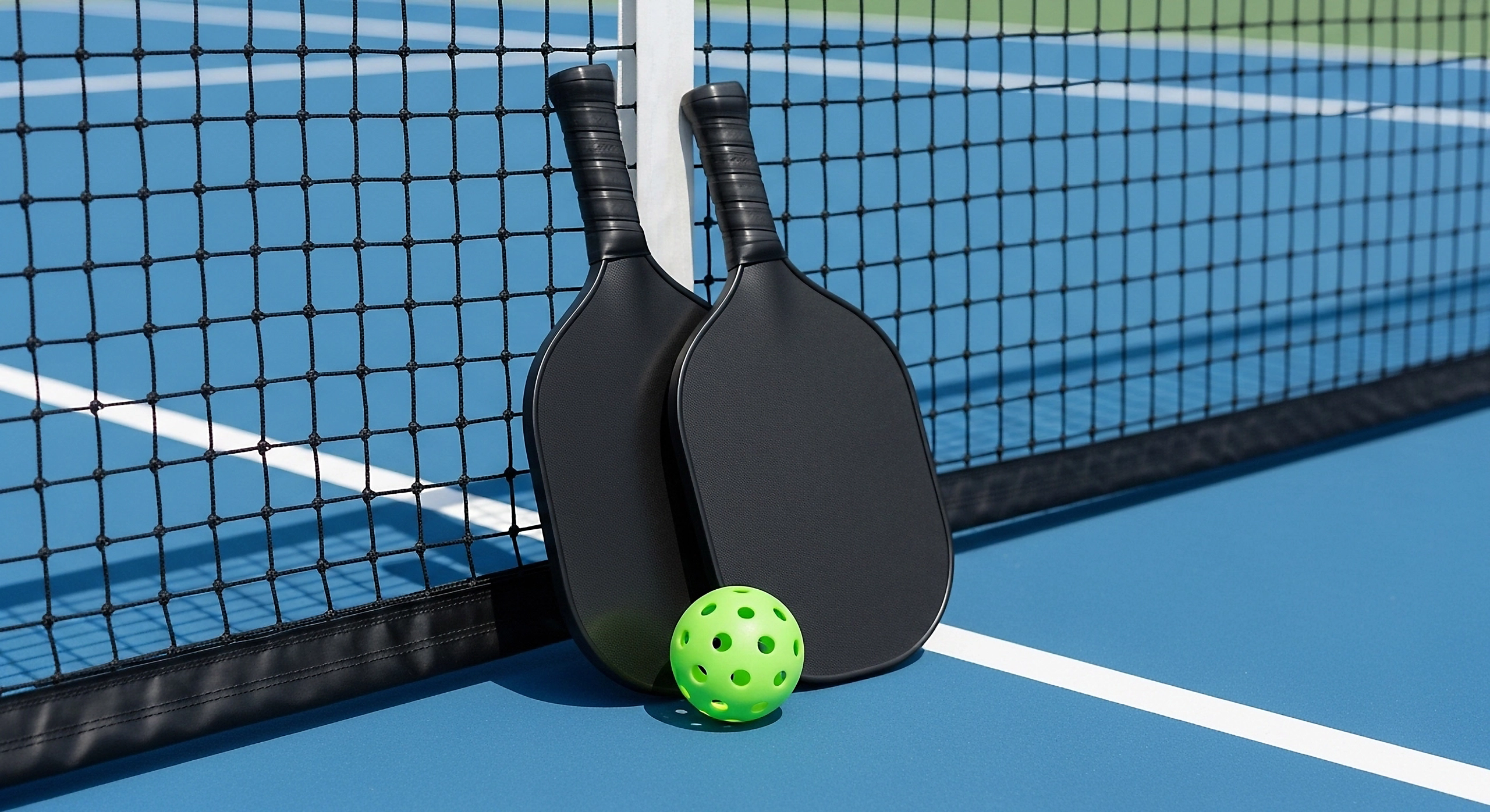 pickleball-equipment-blue-court-with-net-scaled